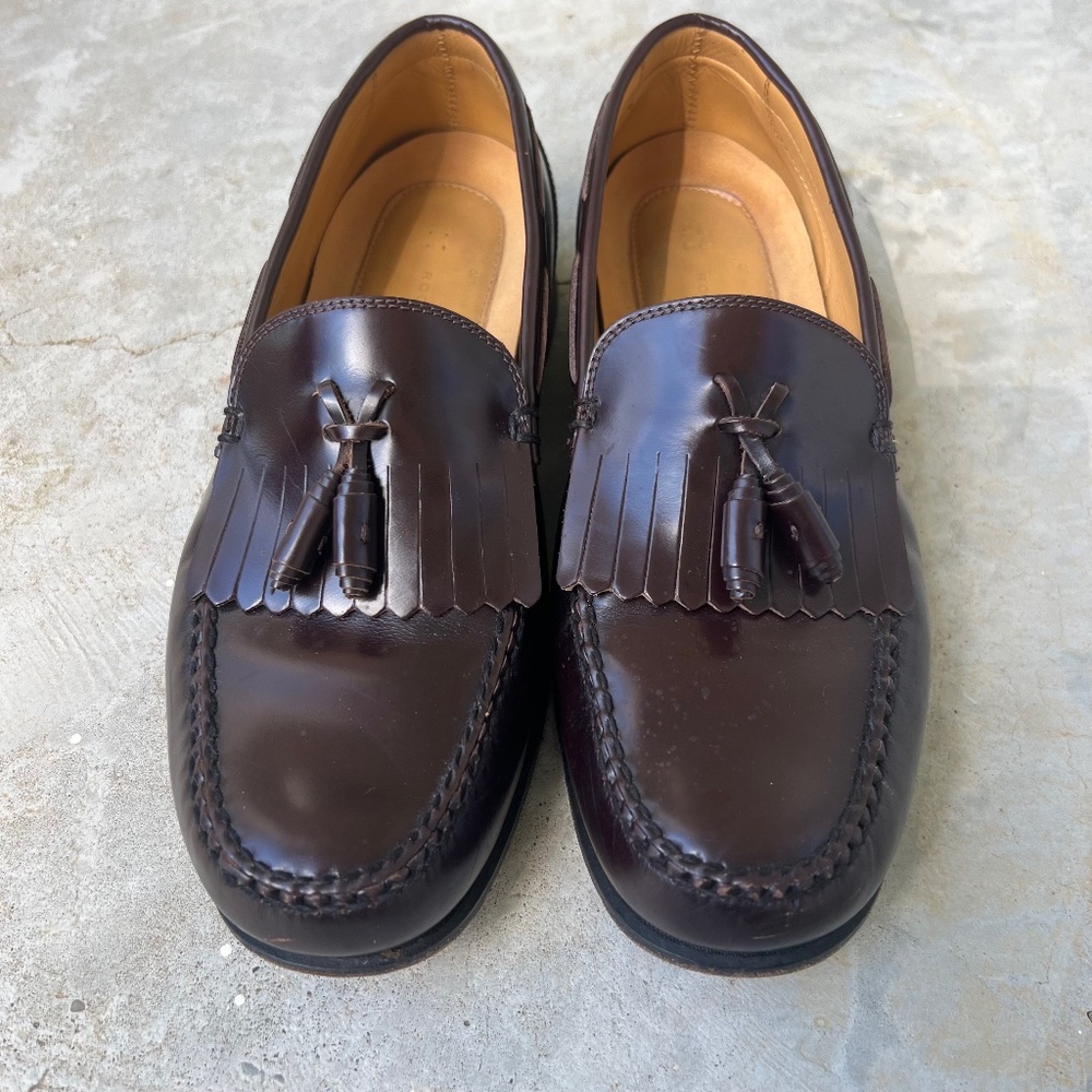 Rockport Men’s Leather Cordovan Tassel Loafers – Size 11.5 M